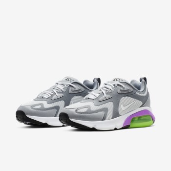 Nike Air Max 200 - Női Utcai Cipő - Platina/Szürke/Szürke/Fehér